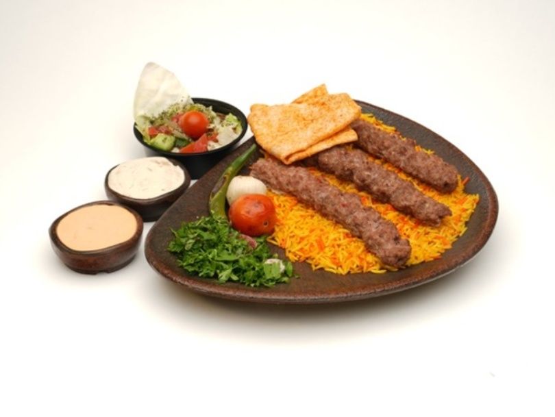 ¼ Meat Kofta Meal + Rice + Salad