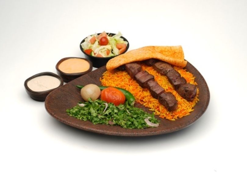 وجبه ¼ كبده + ارز + سلطه