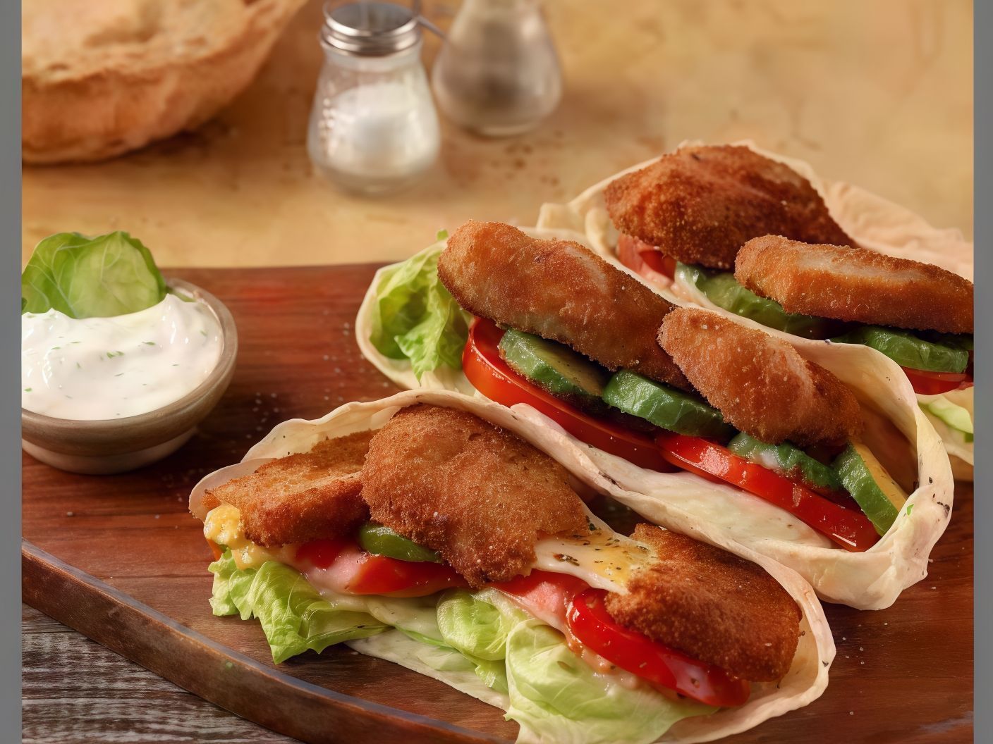 Fried Romano Cheese Sandwich