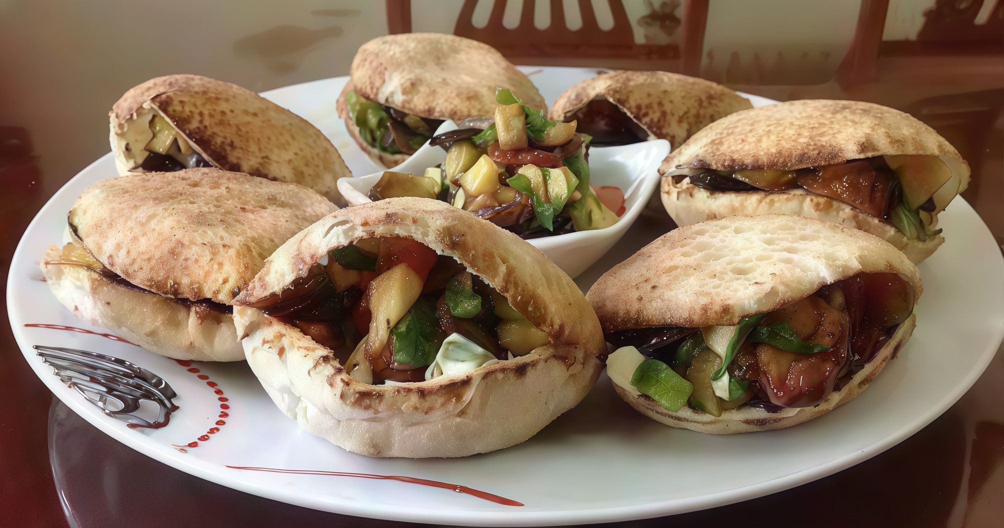 Fried Eggplant Sandwich