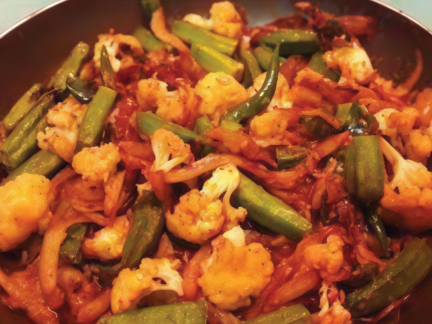 Bhindi Gobi Masala