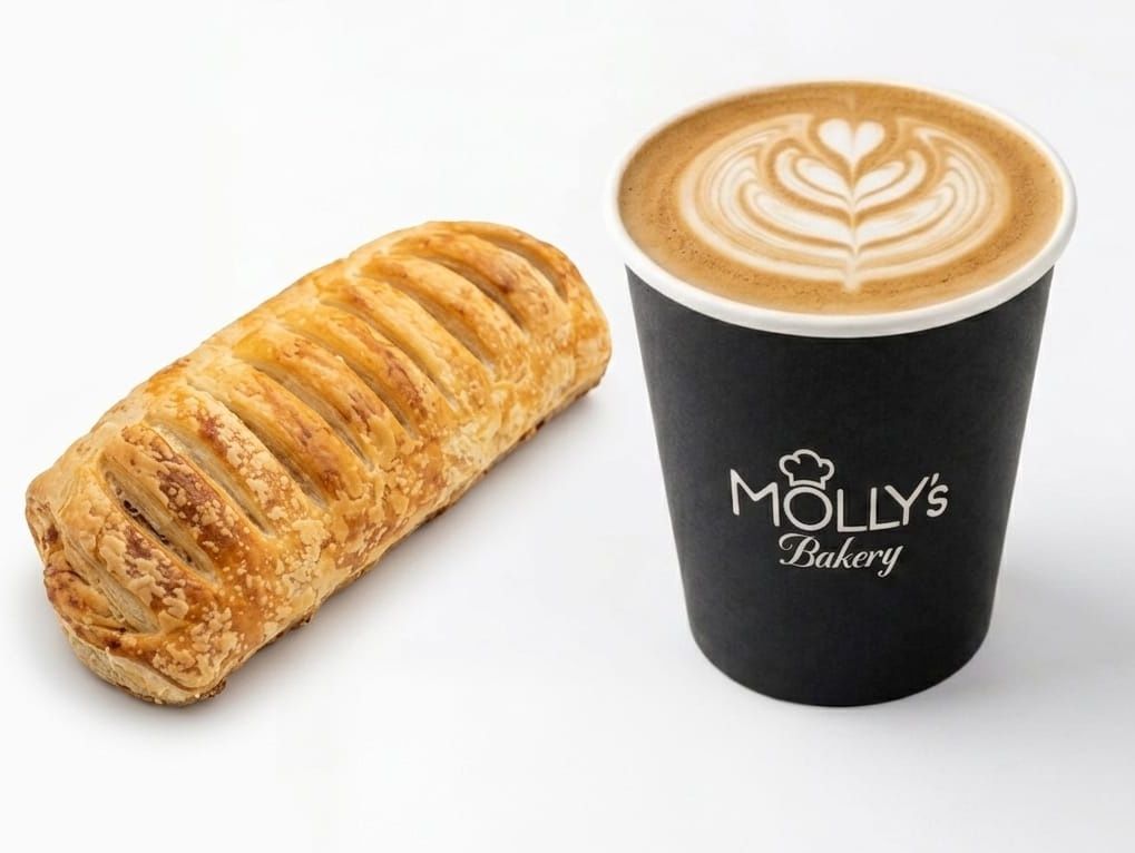 Apple Cinnamon Pie And Medium Coffee Offer