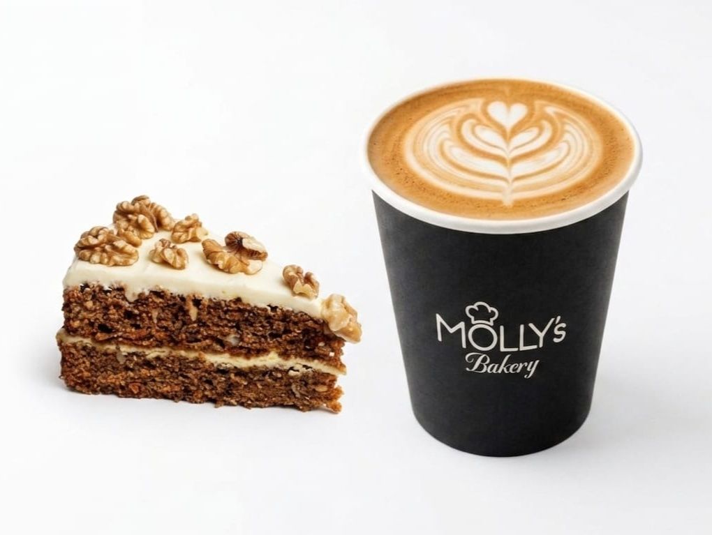 Carrot Cake And Medium Coffee Offer