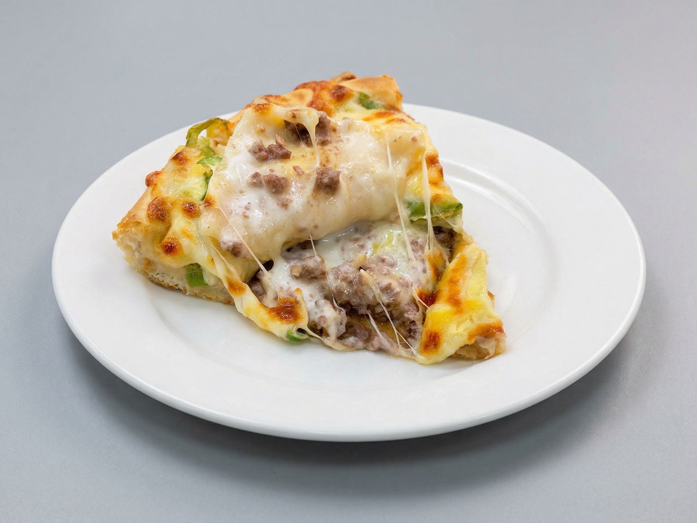 Oriental sausage pie with Kiri cheese