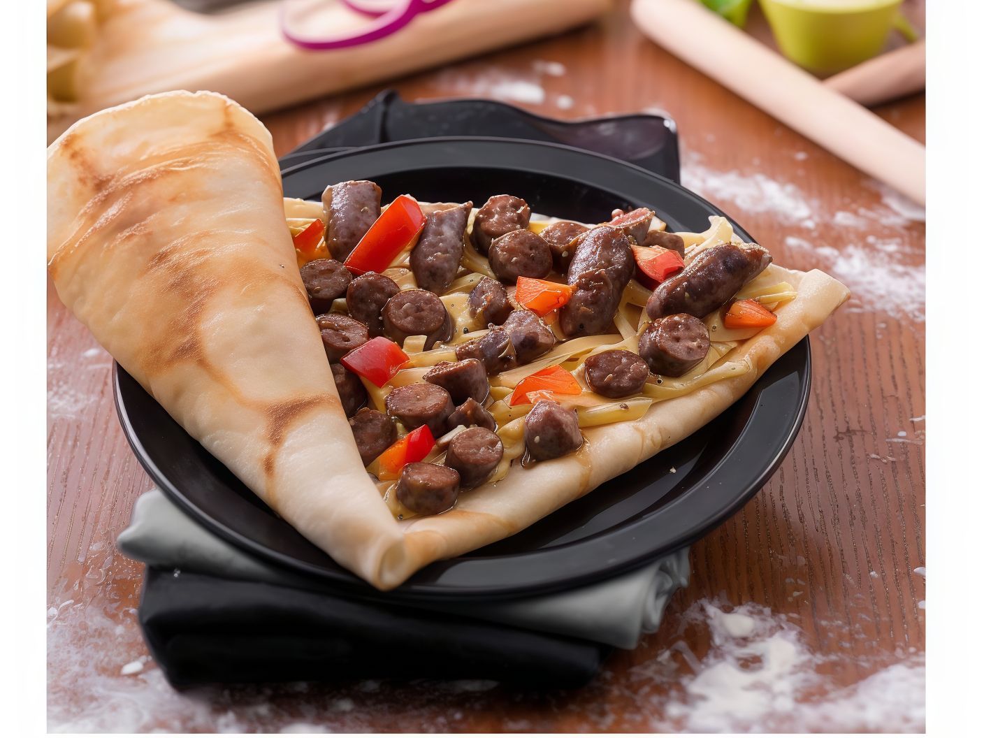 Sausage Crepe