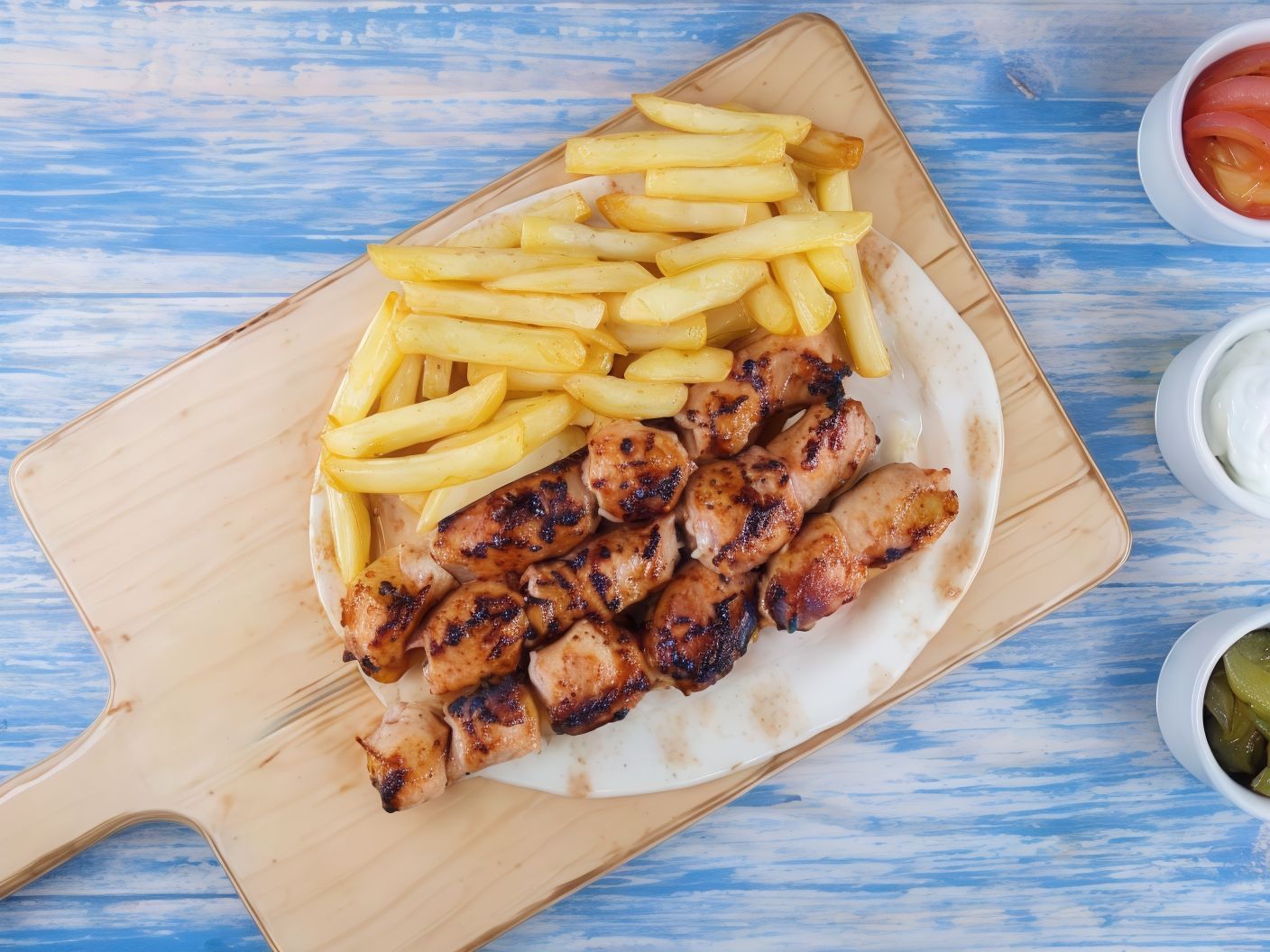 Shish Tawook meal