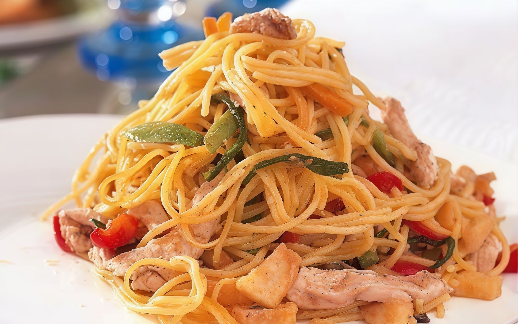 Chicken shawarma pasta