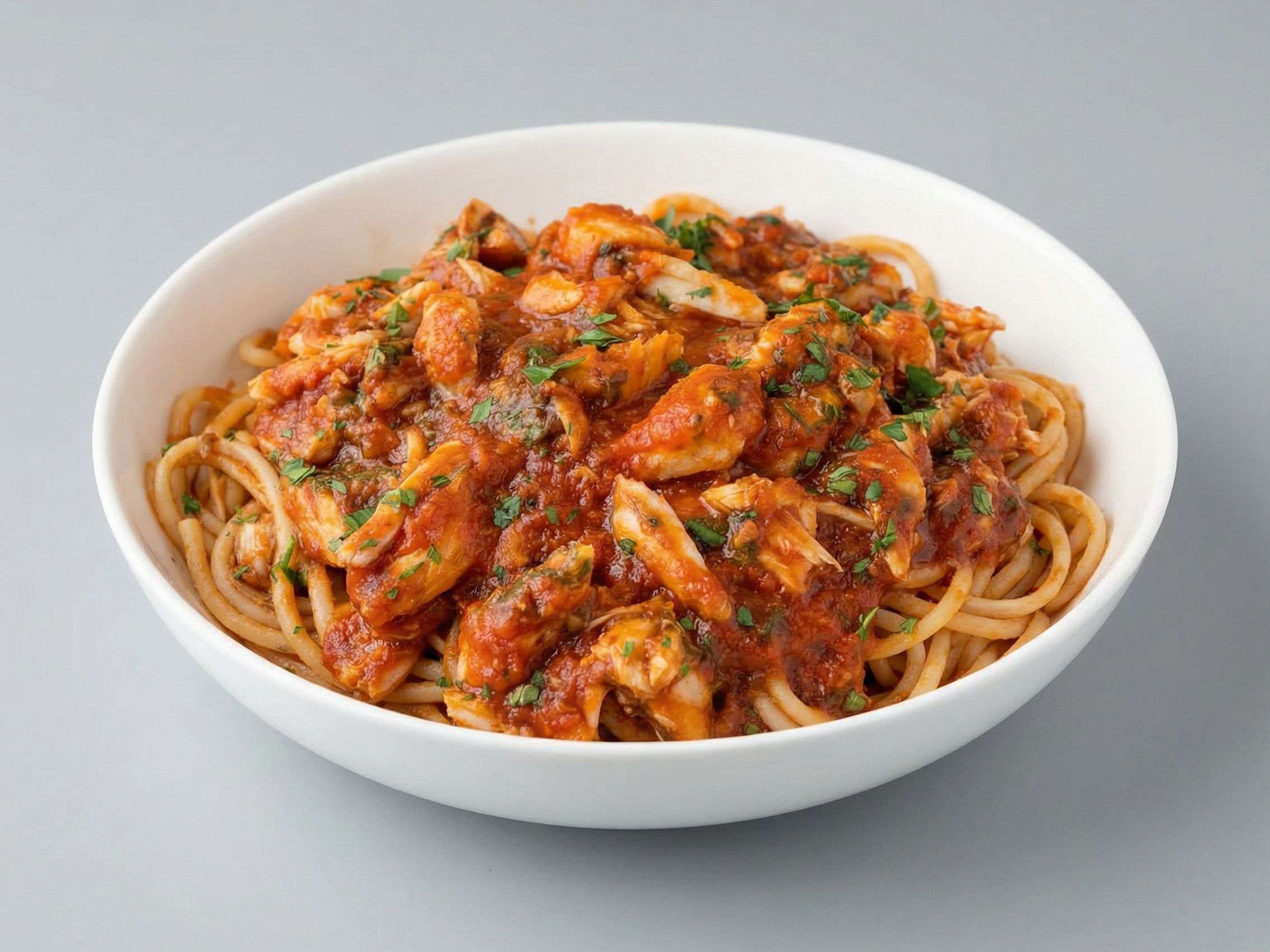 Crab pasta
