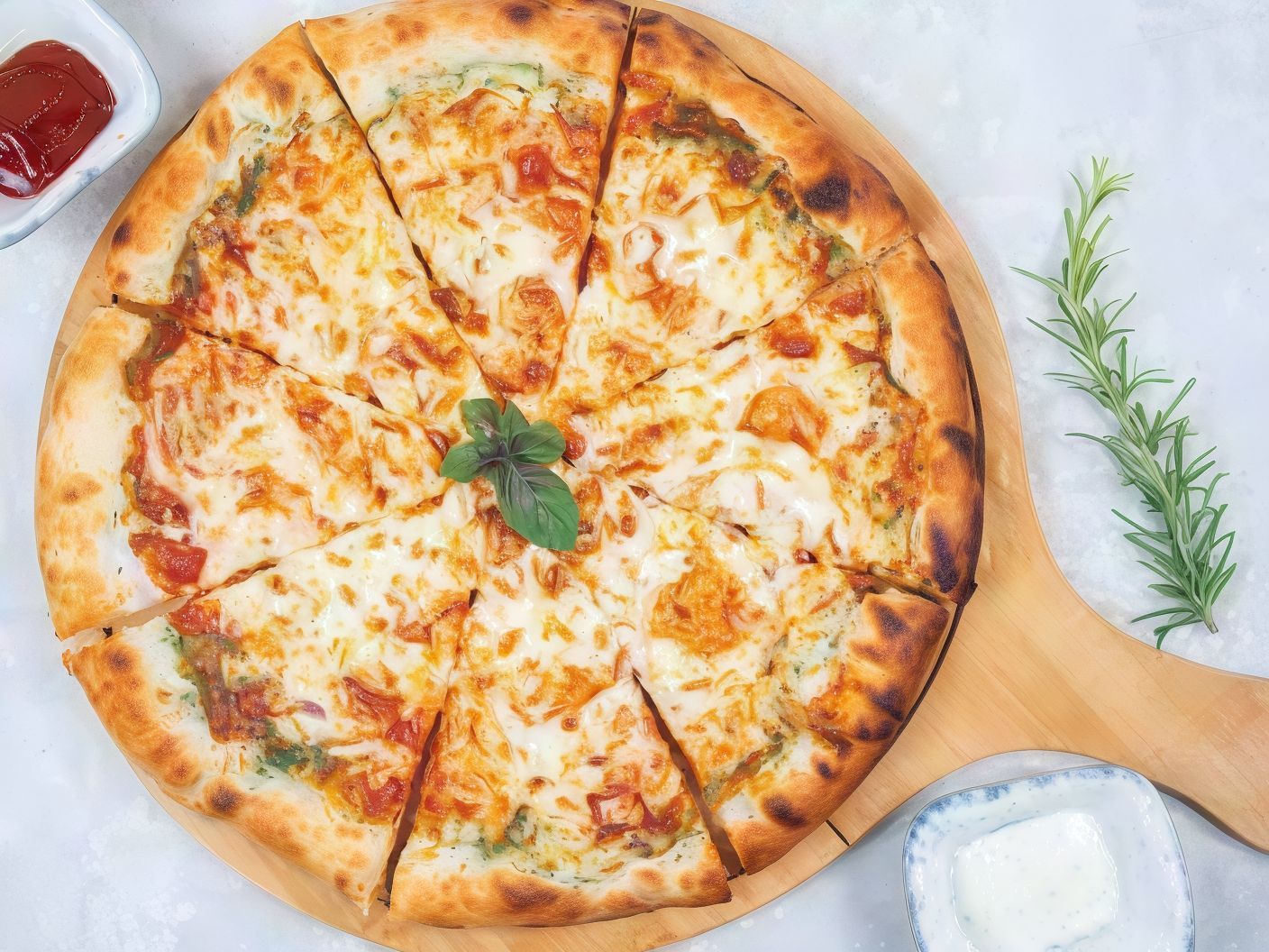 Kiri Sausage Pizza