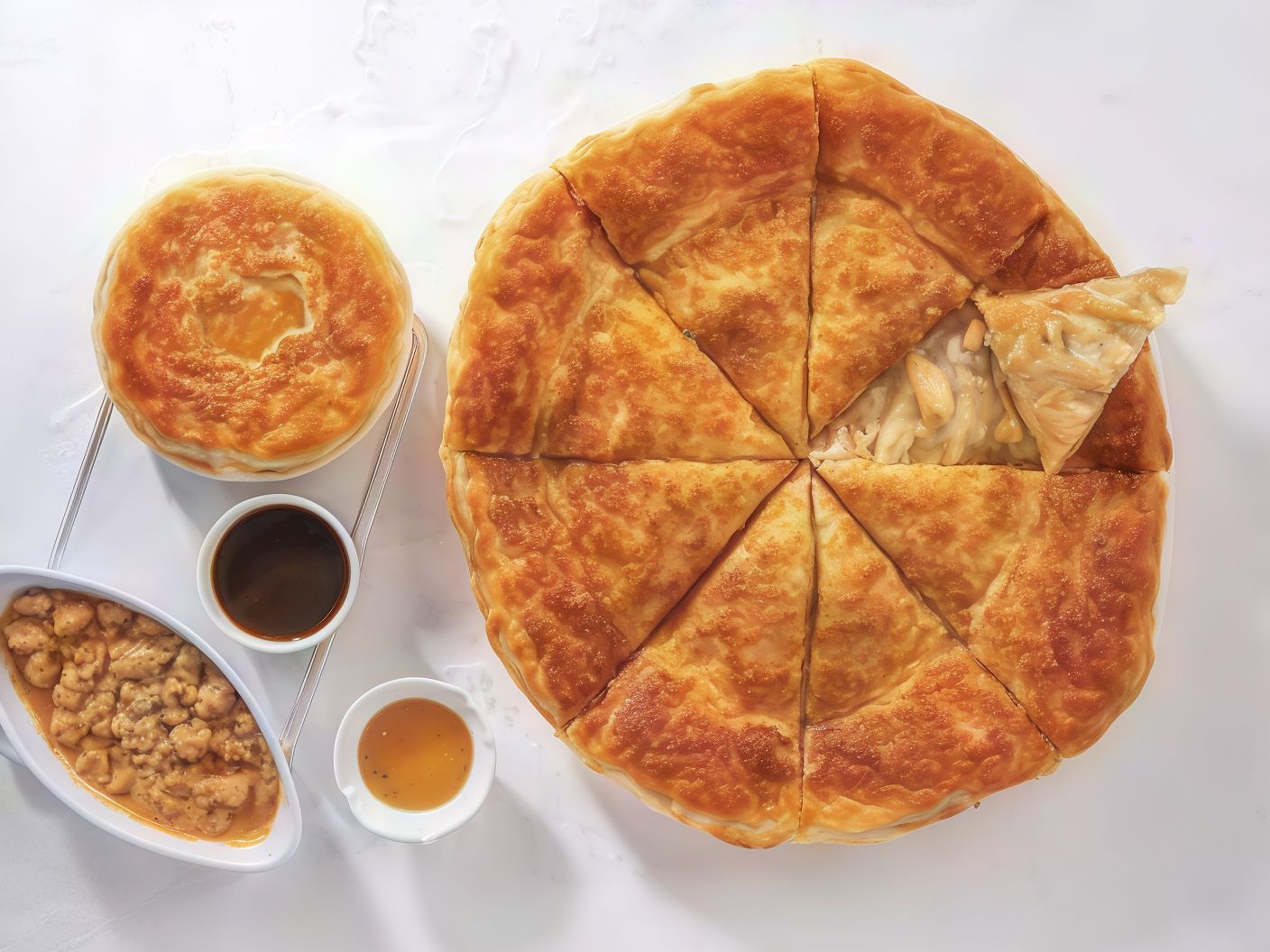 Chicken With Hot Dog Pie