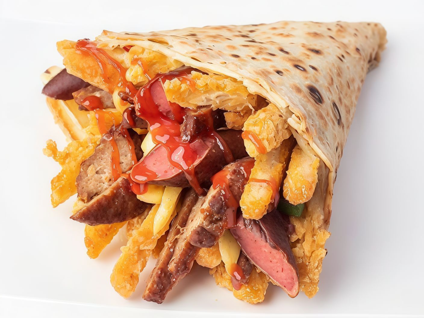 Pane With Sausage Crepe