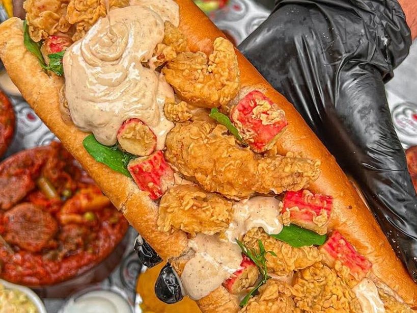 Large Seafood Sandwich