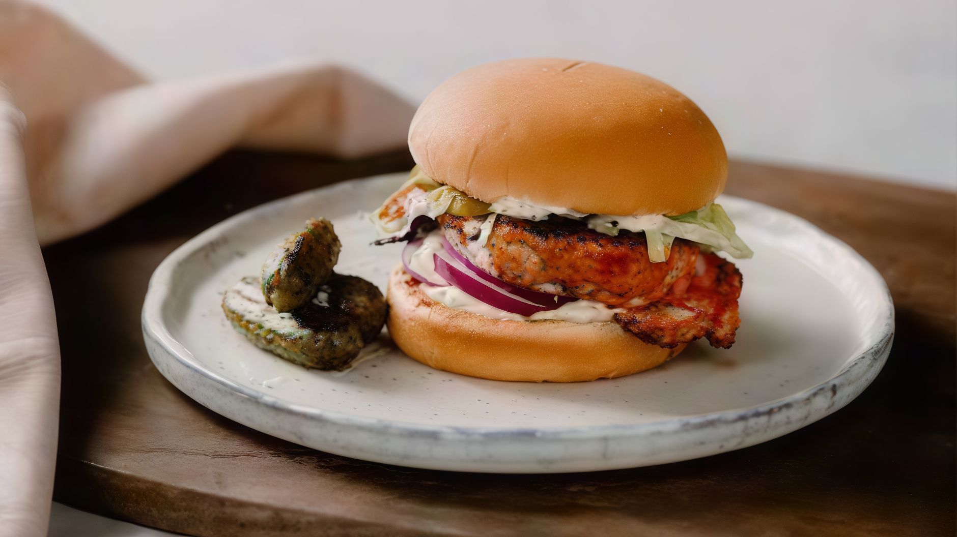 Syrian Chicken Burger