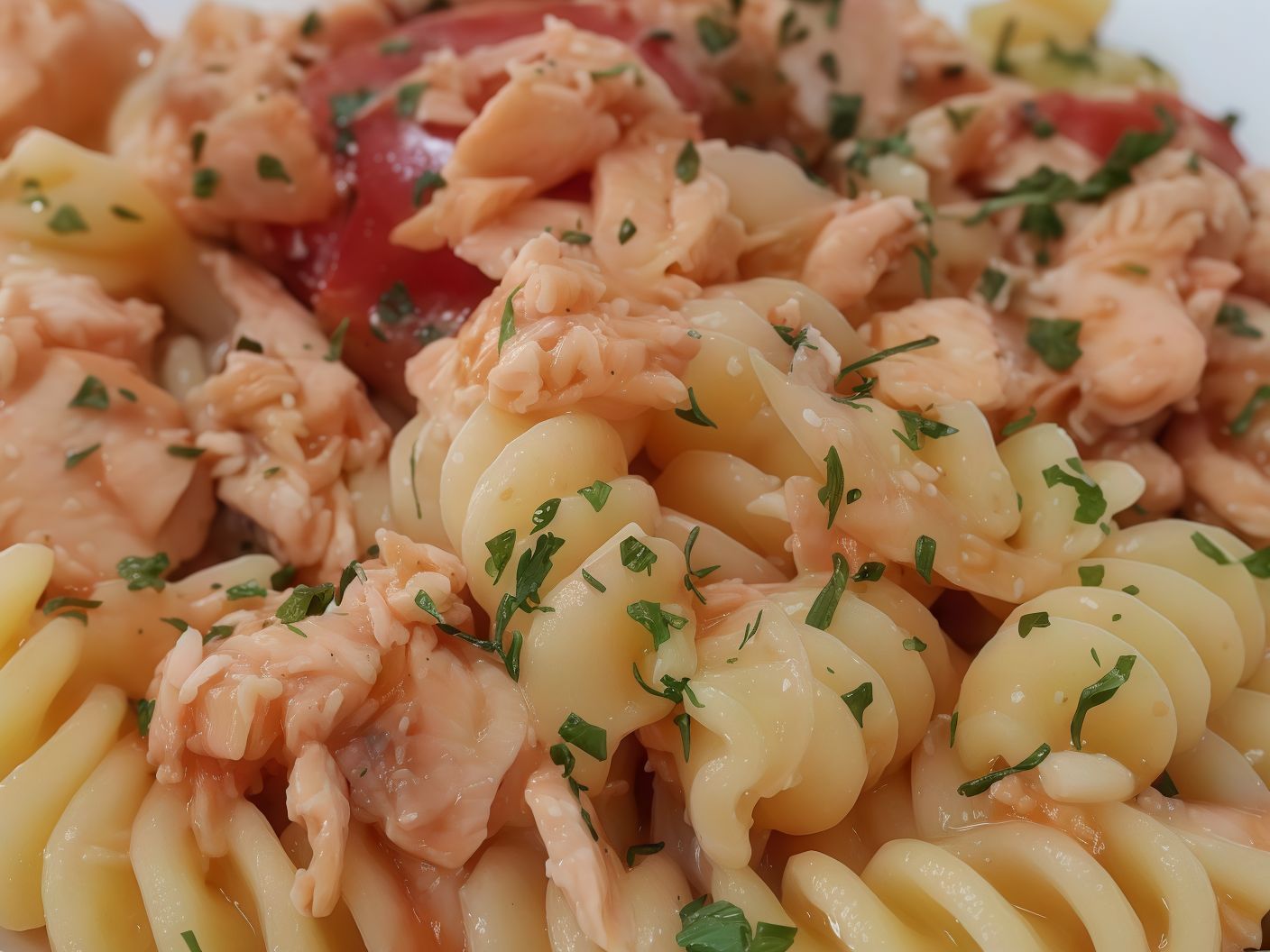 Filetto Di Salmone Con Farfalle
