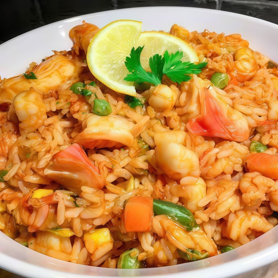 Seafood rice