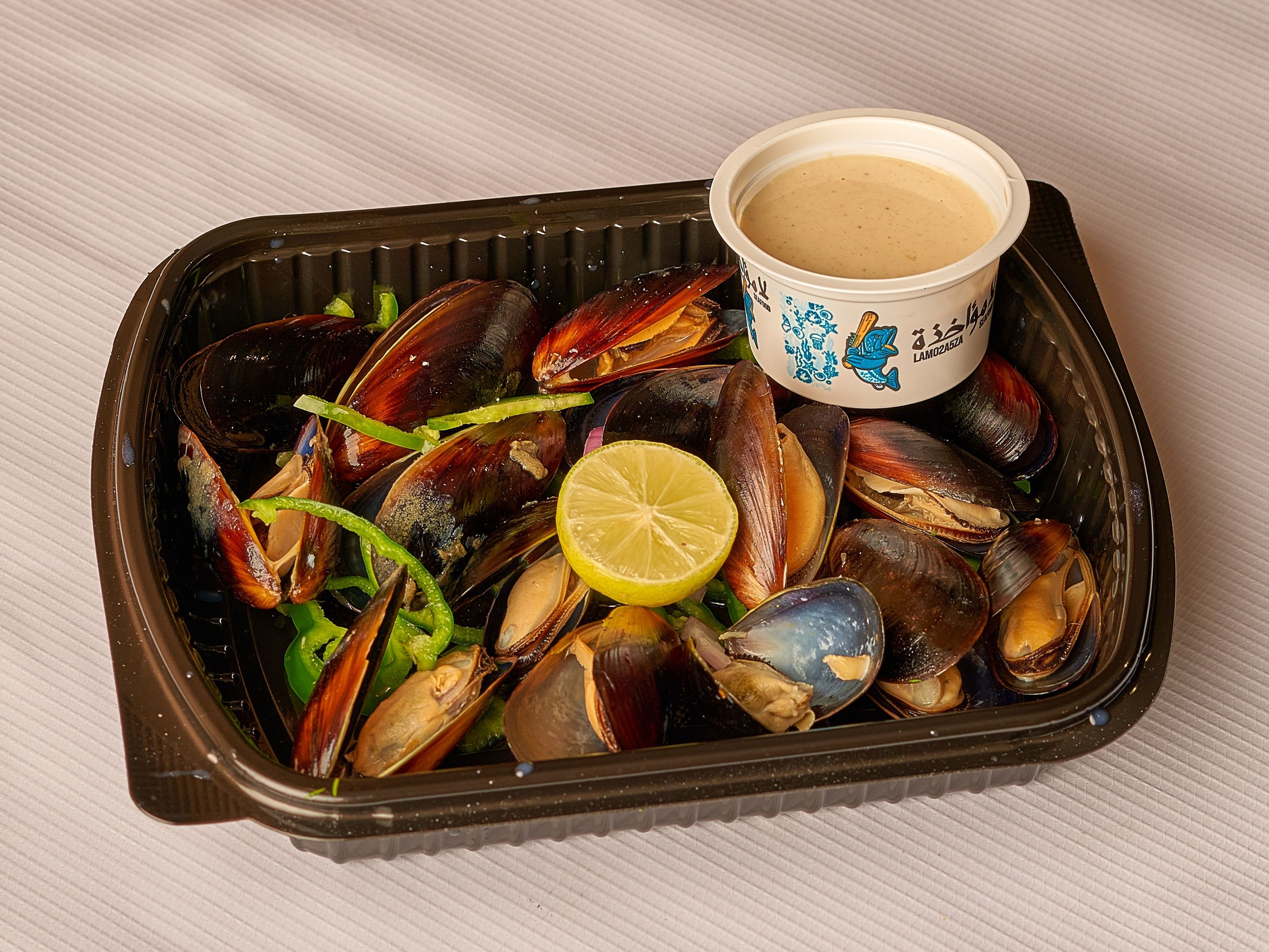 Quarter Grilled Mussel Fajita