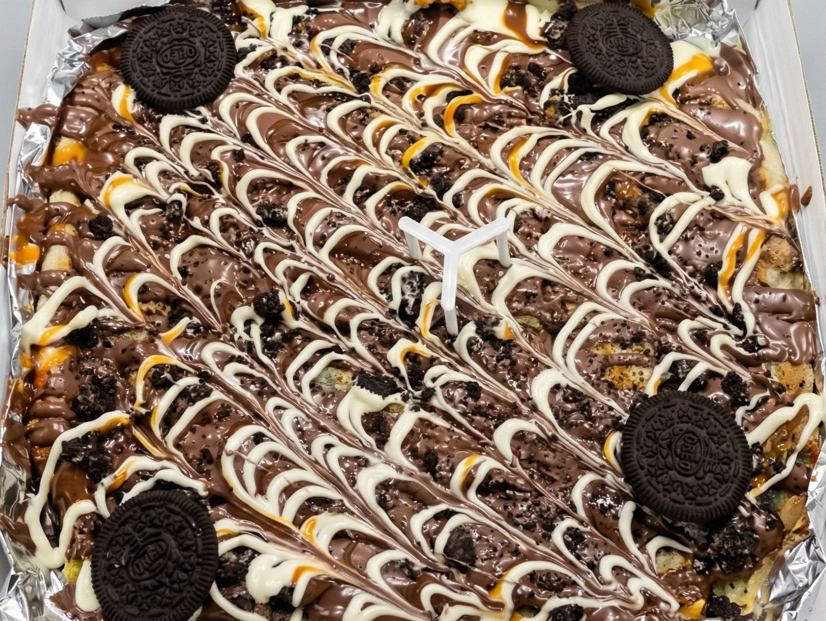 فطيره نوتيلا اوريو