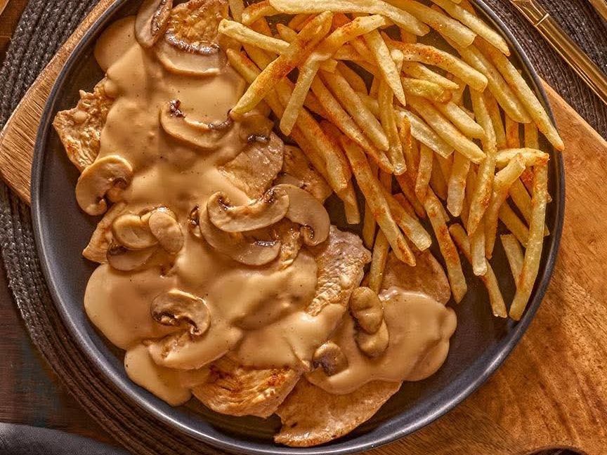 Meat Piccata With Mushroom