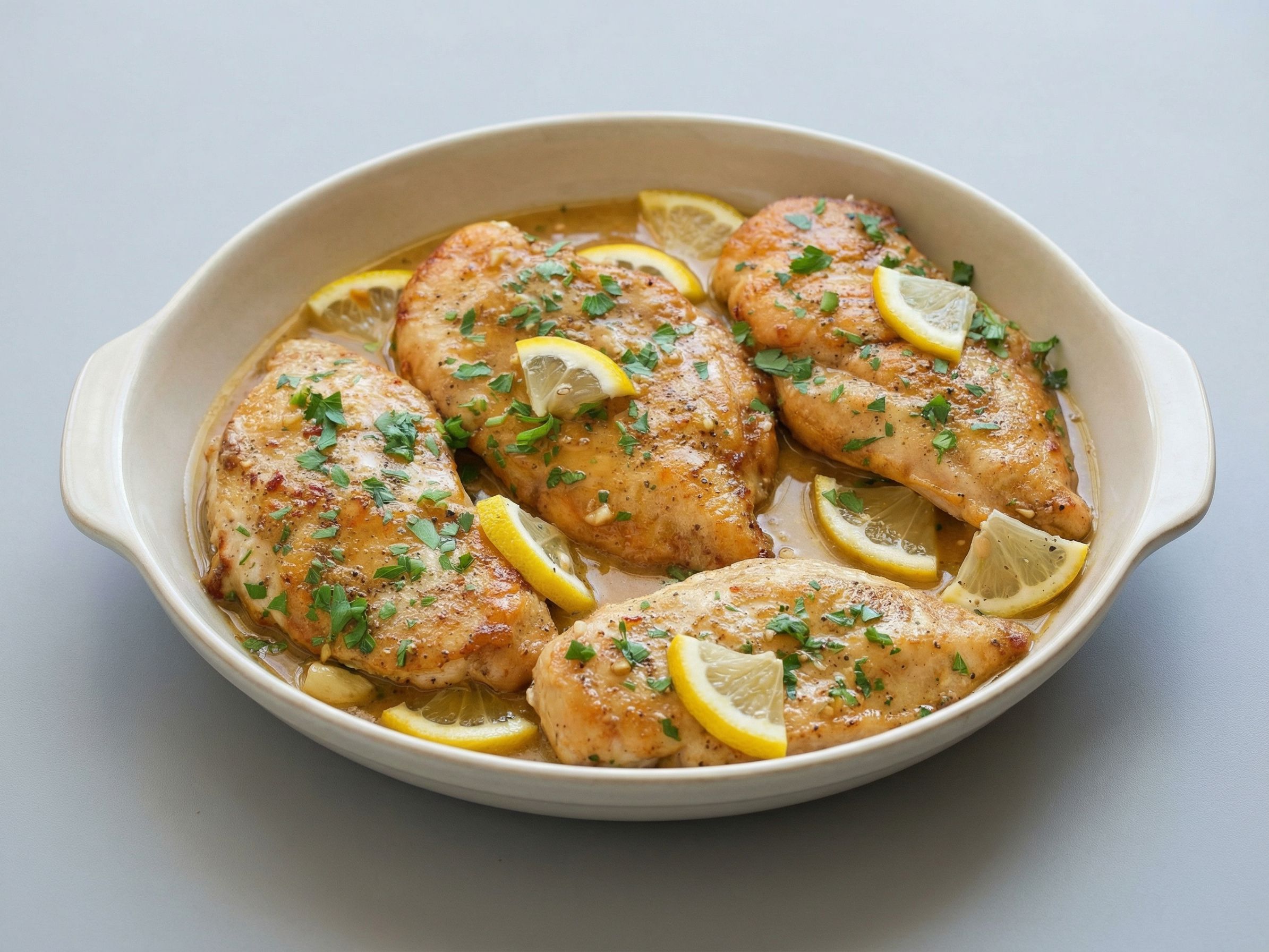 Chicken lemon sauce