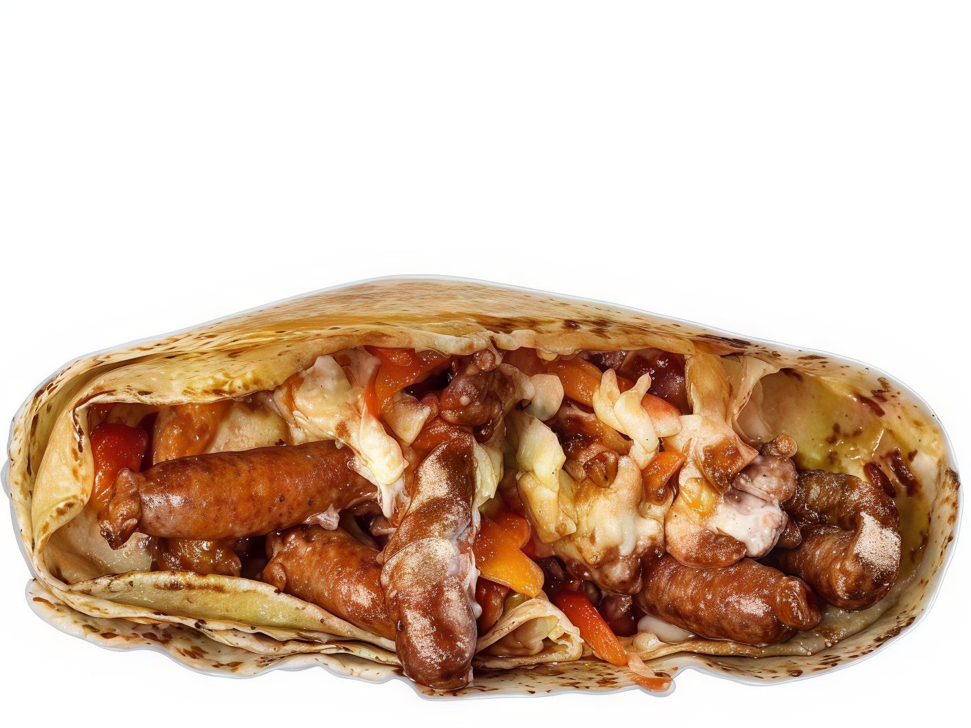 Sausage crepe