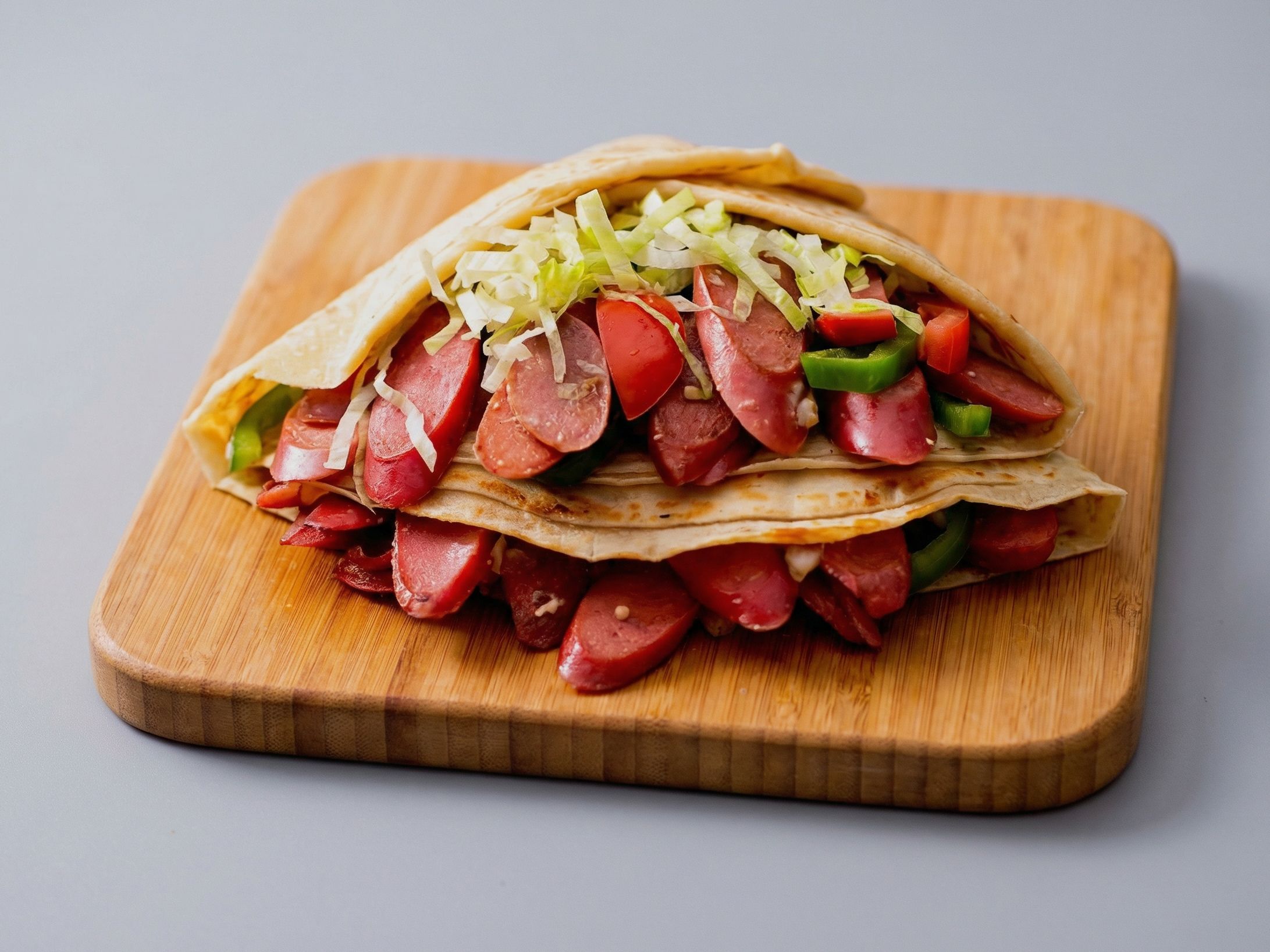 Hot dog crepe