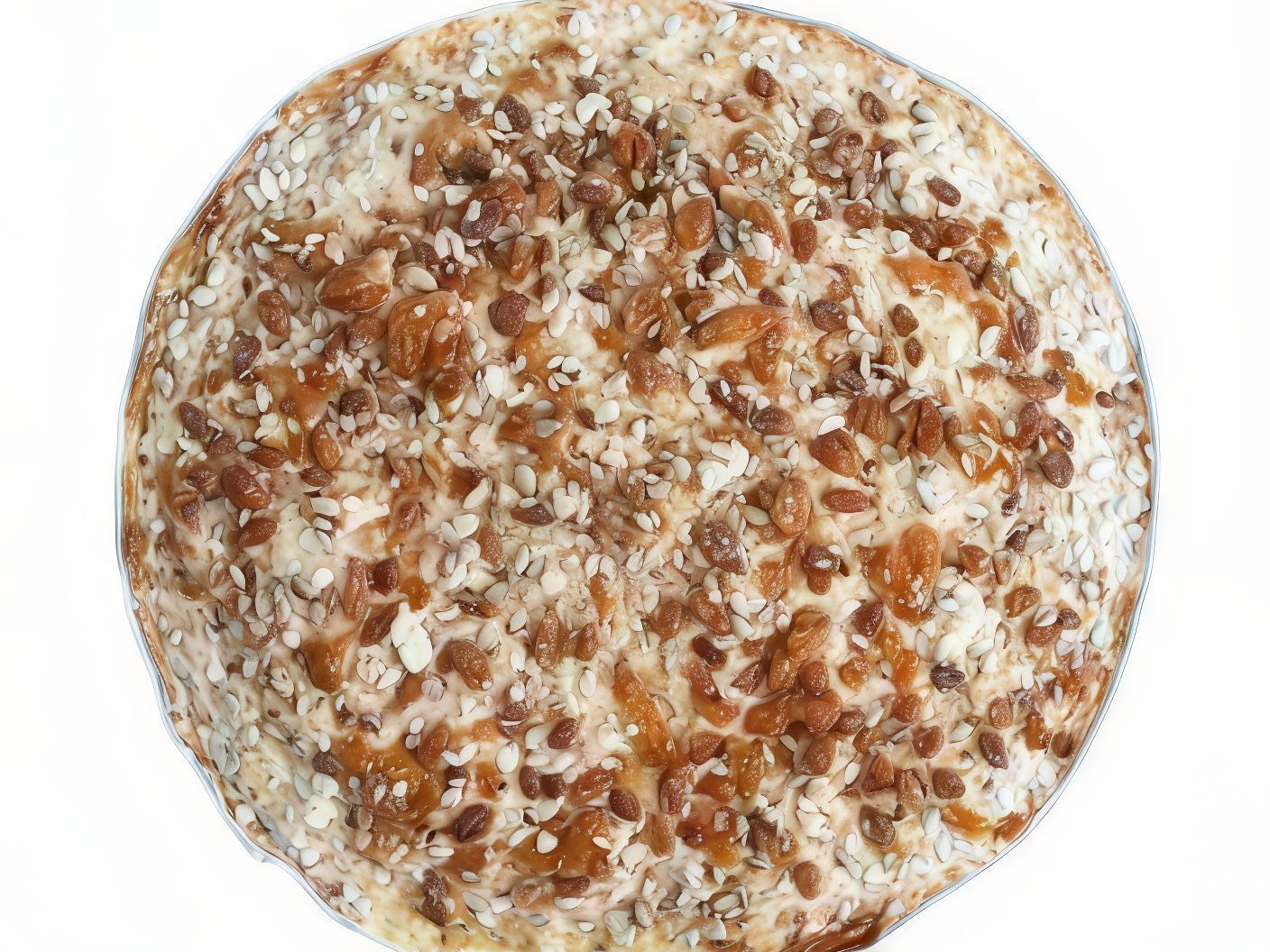 Pie With Raisins And Nuts