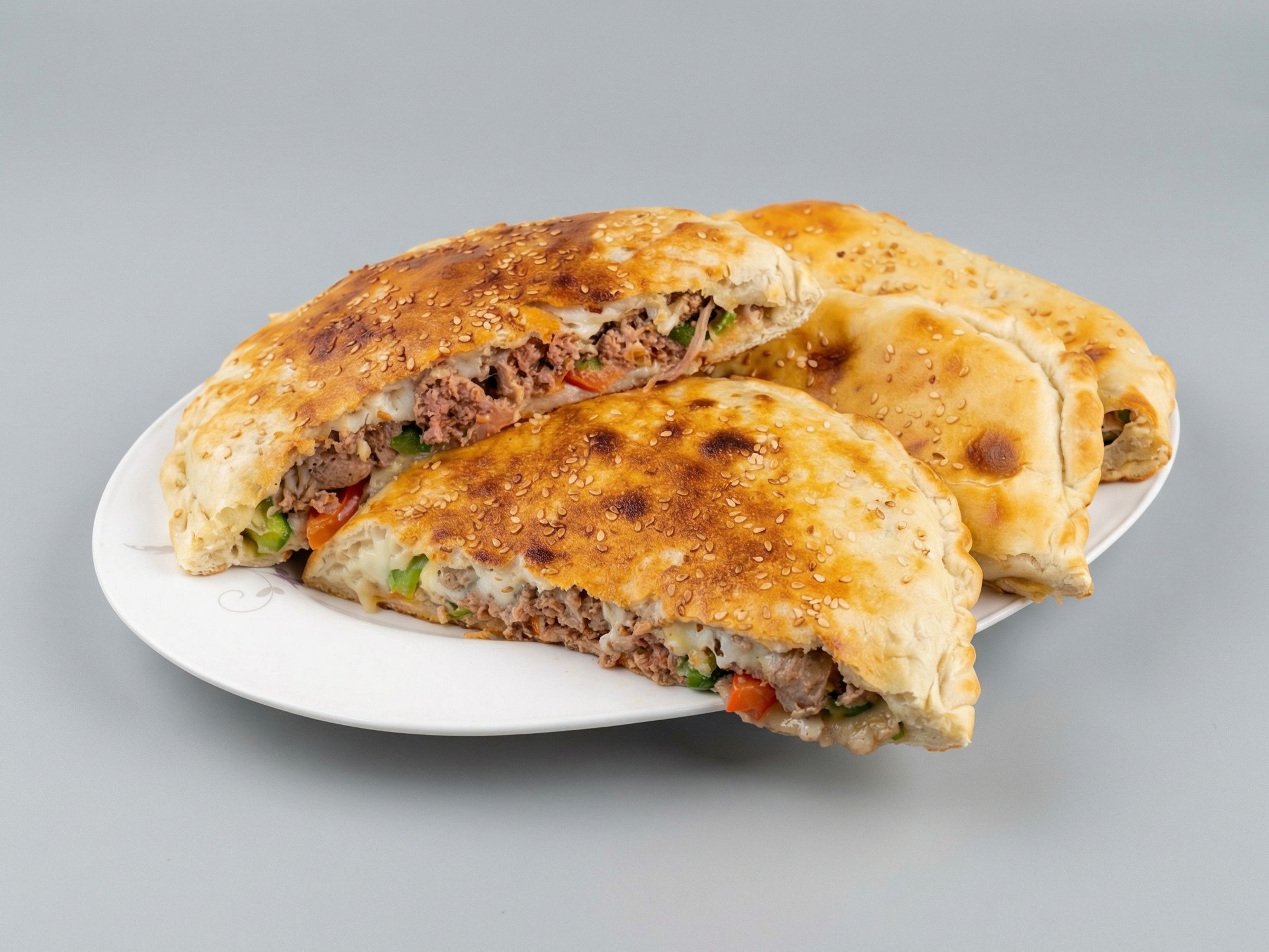 Baladi Hawawshi Sausage With Mozzarella