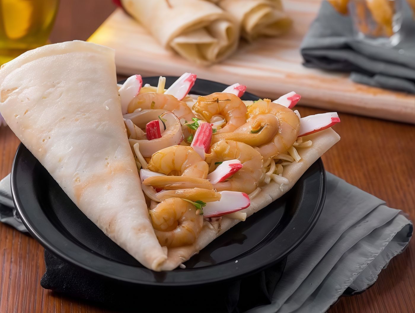 Seafood Crepe