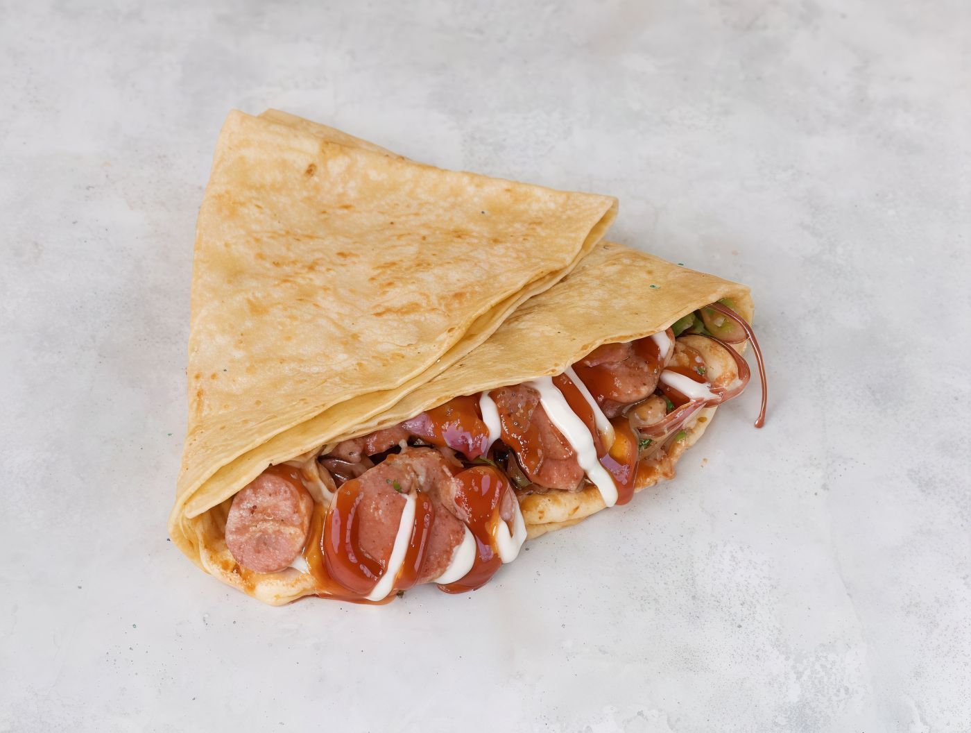 Hot Dog Crepe
