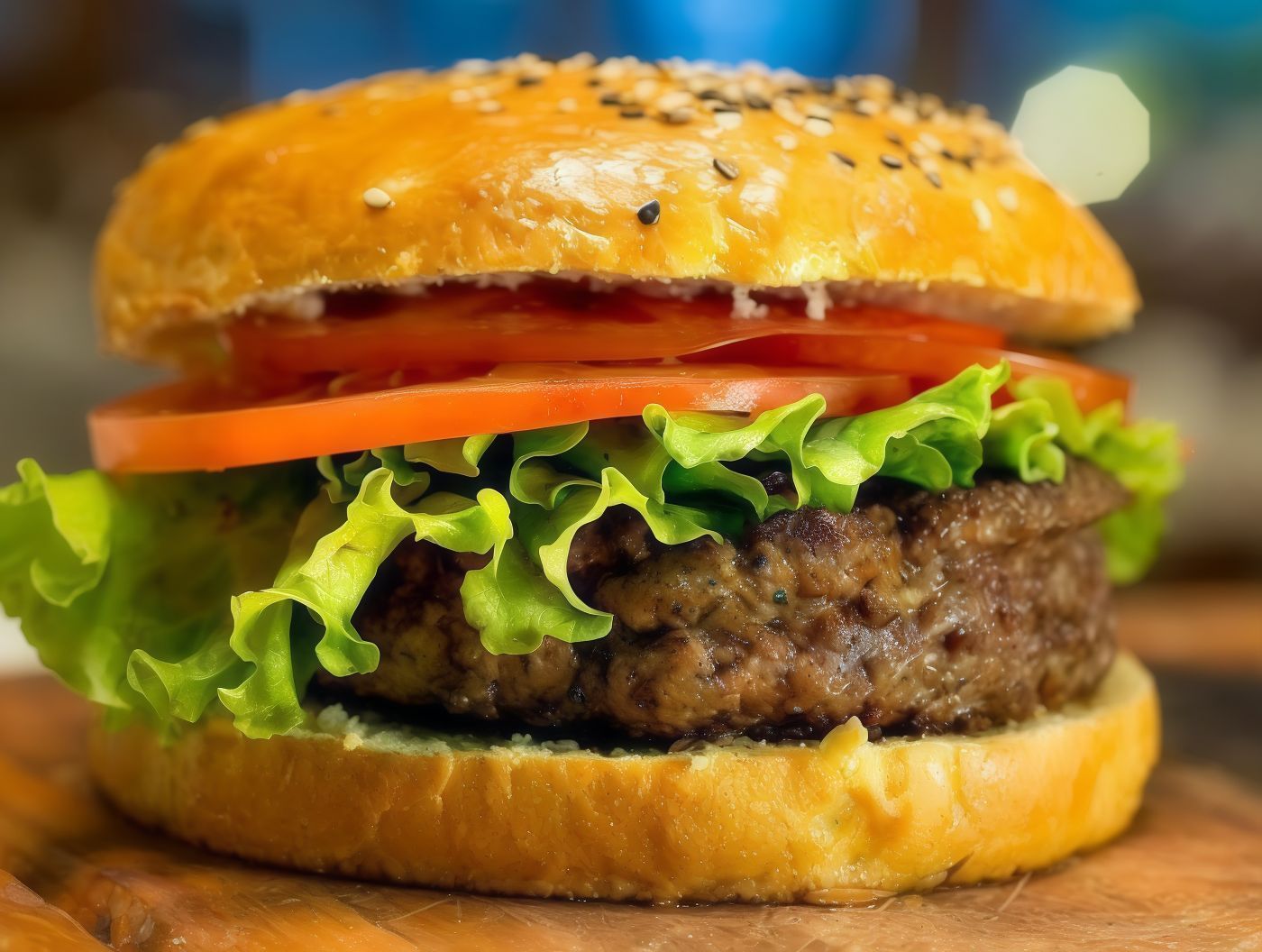 egg steak burger