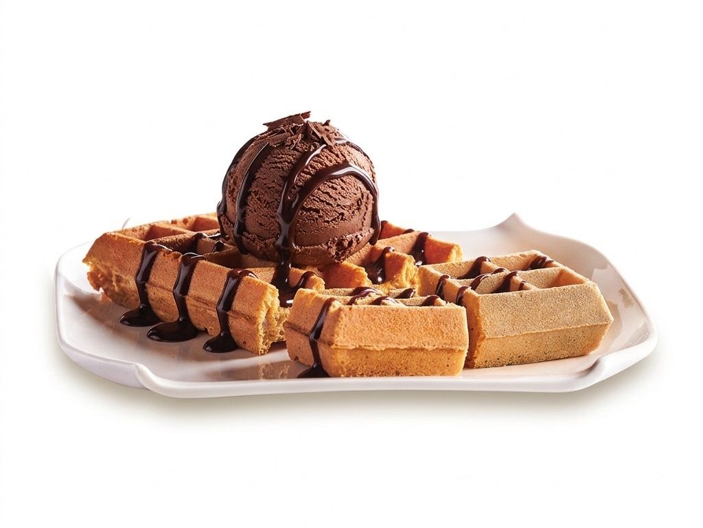Waffle + 1 Scoop