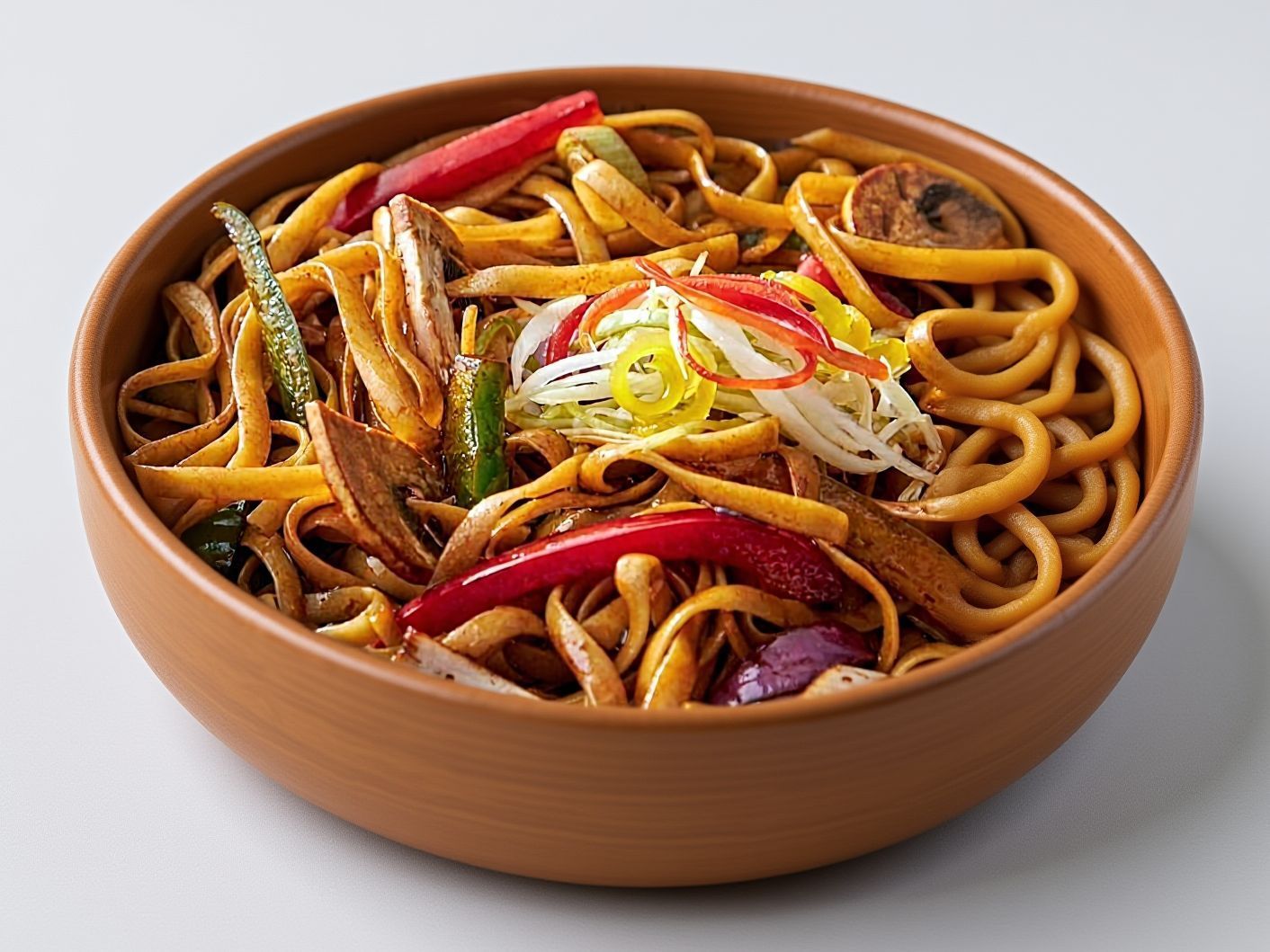 Saltado Noodles Platter