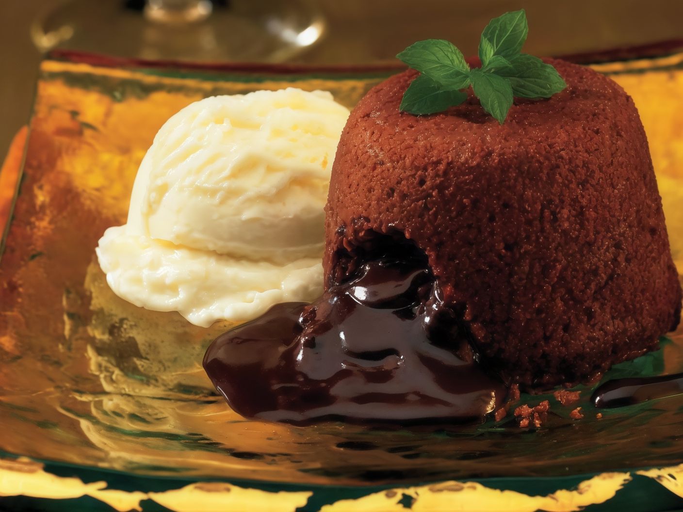 Nutella Molten Ice Cake