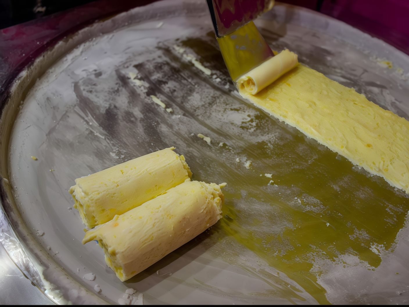 Pineapple Ice Cream Roll