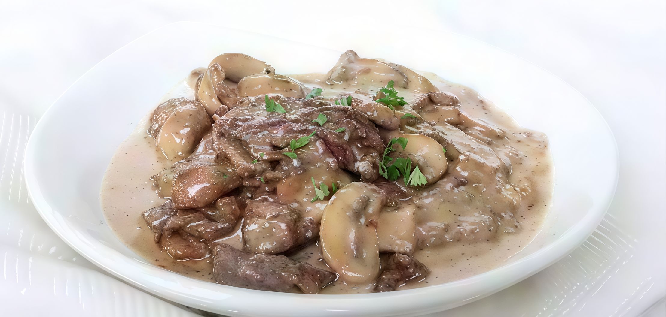 Beef Stroganoff Plate