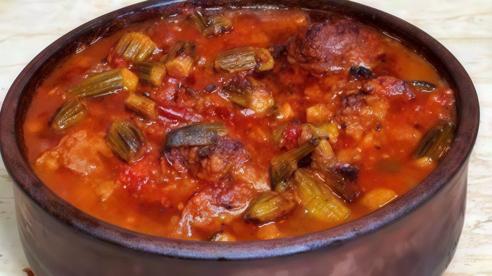 Okra Tagine with Meat