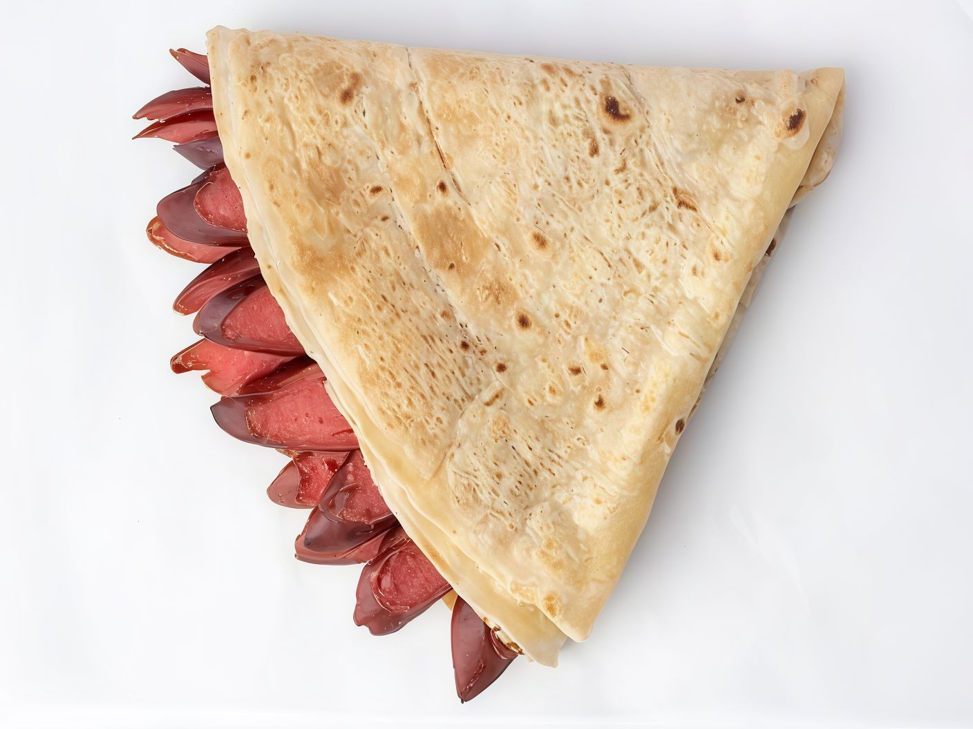 Hot dog crepe