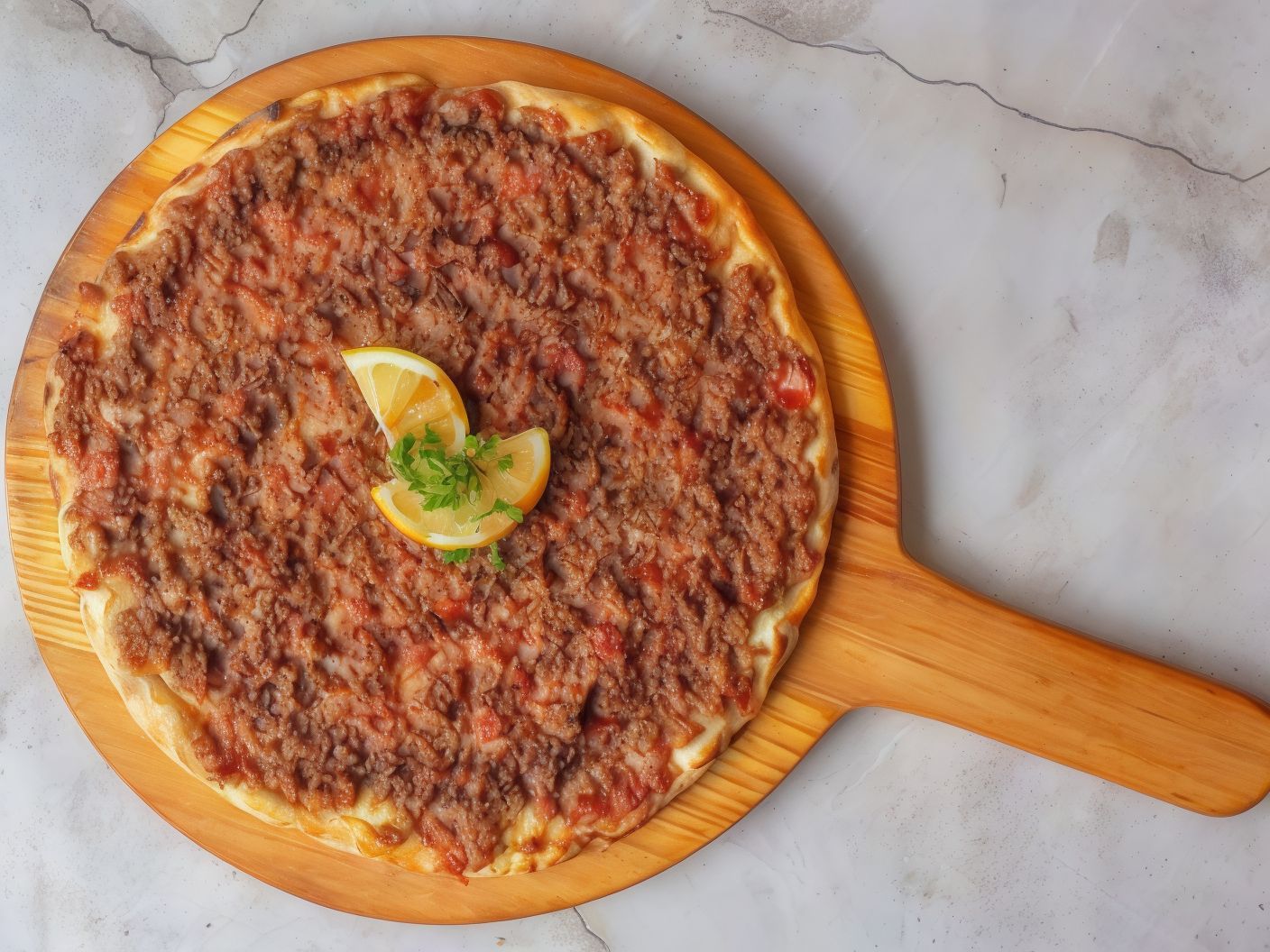 Meat On Dough (Lahm B Ageen)