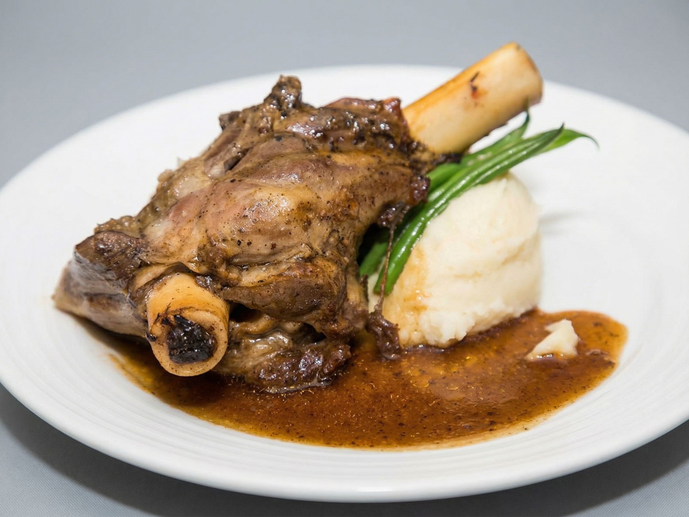 Mutton Shank With Rice