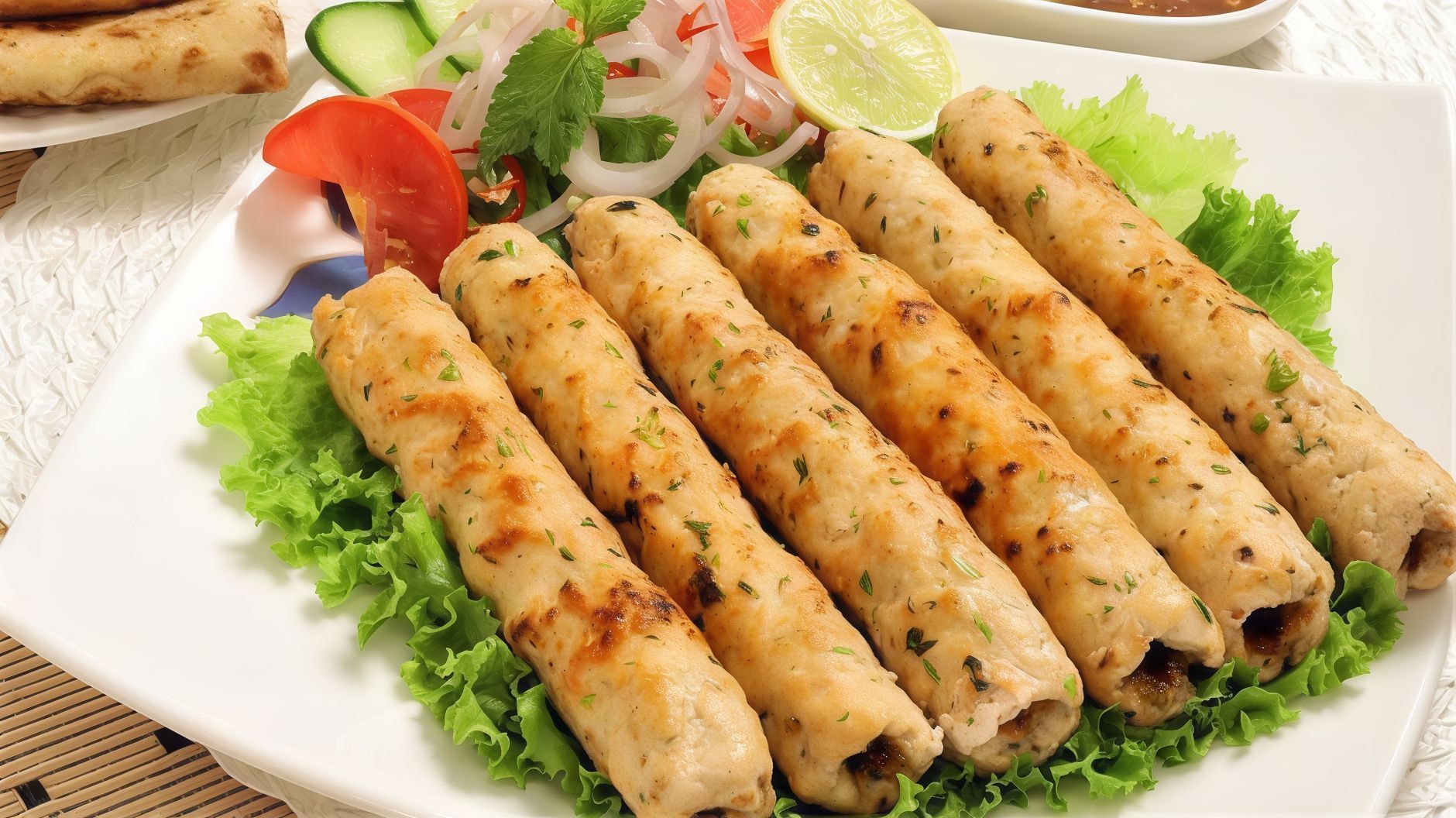 Chicken kofta sandwich