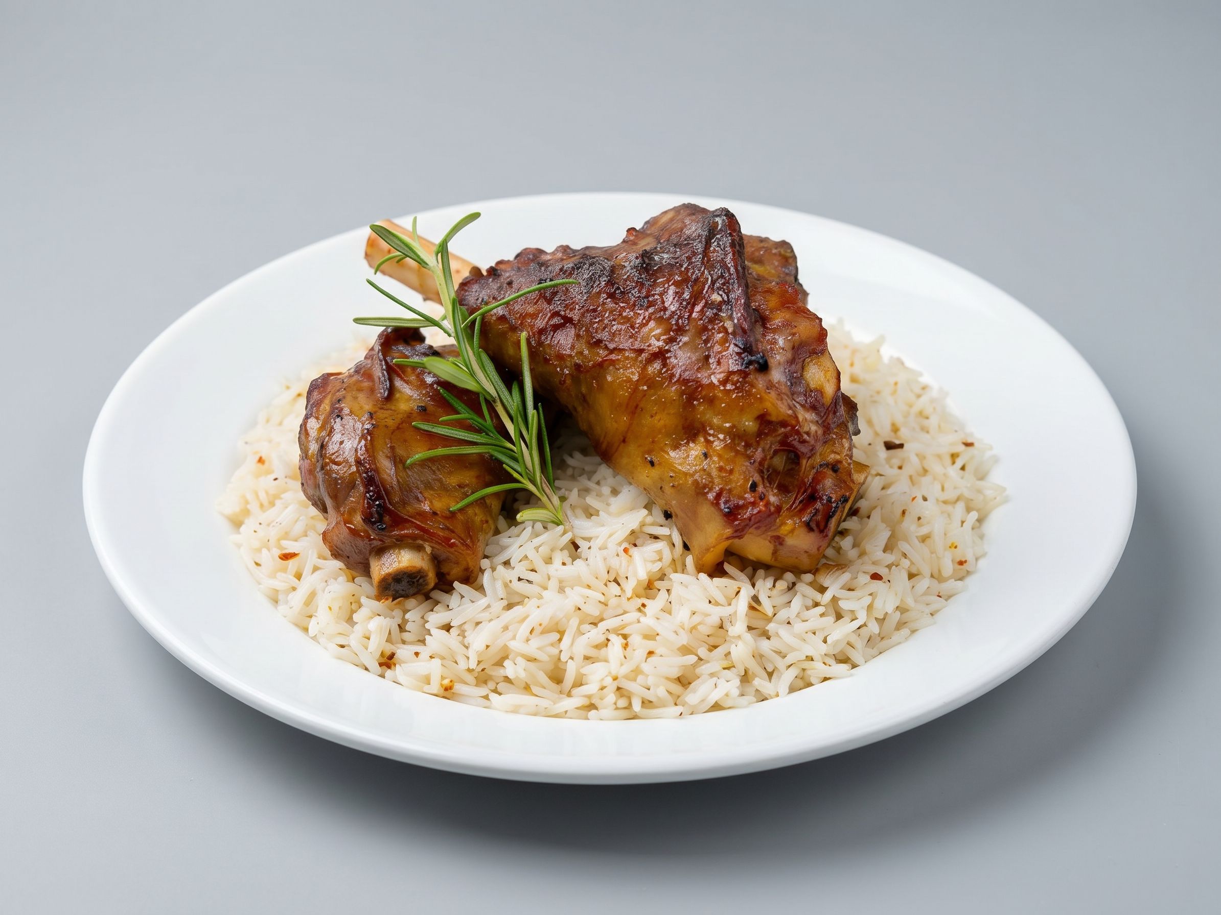 Shank With Rice