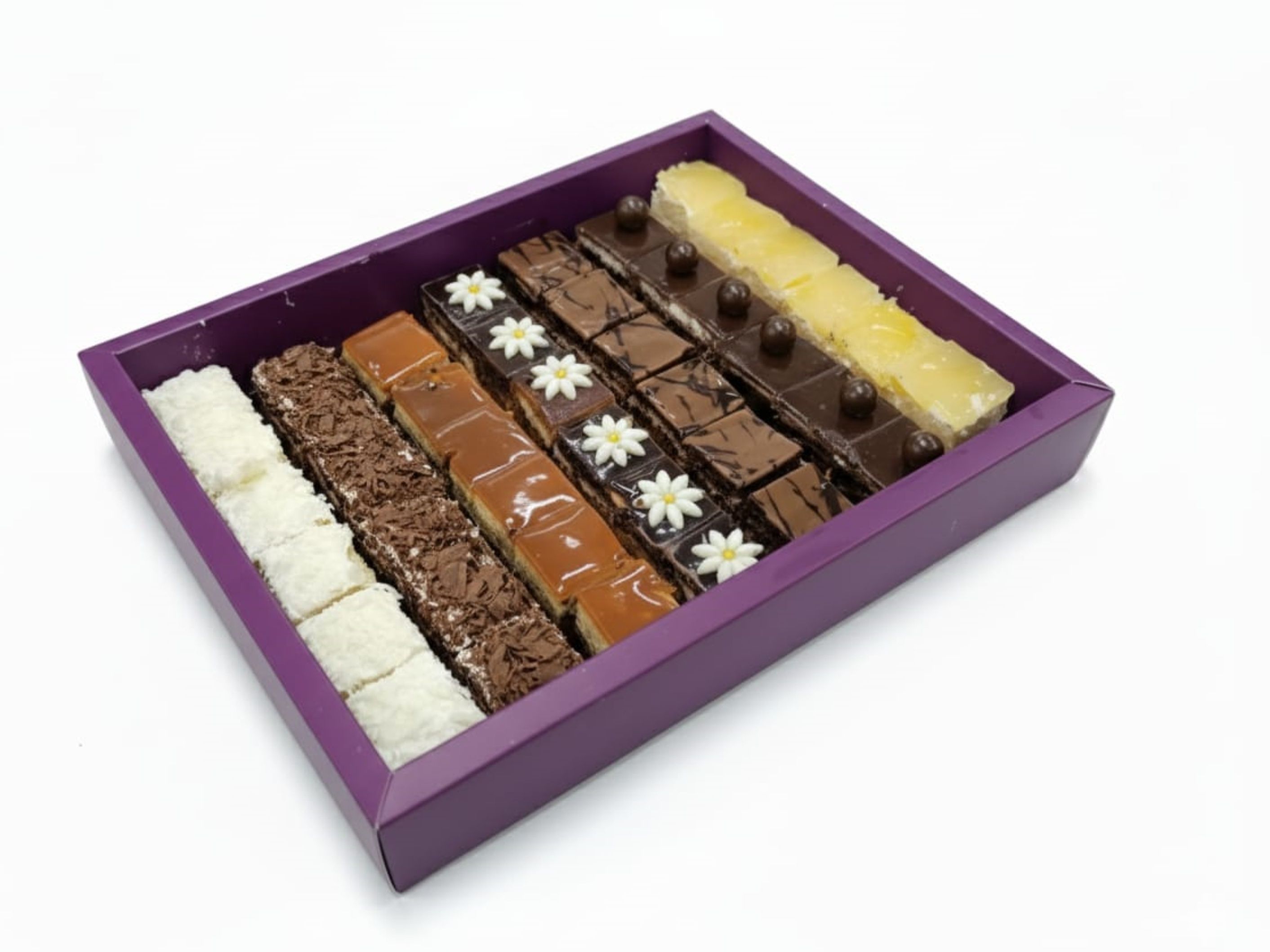 Box Of Assorted Mini Soirée Gateaux – 42 Pieces