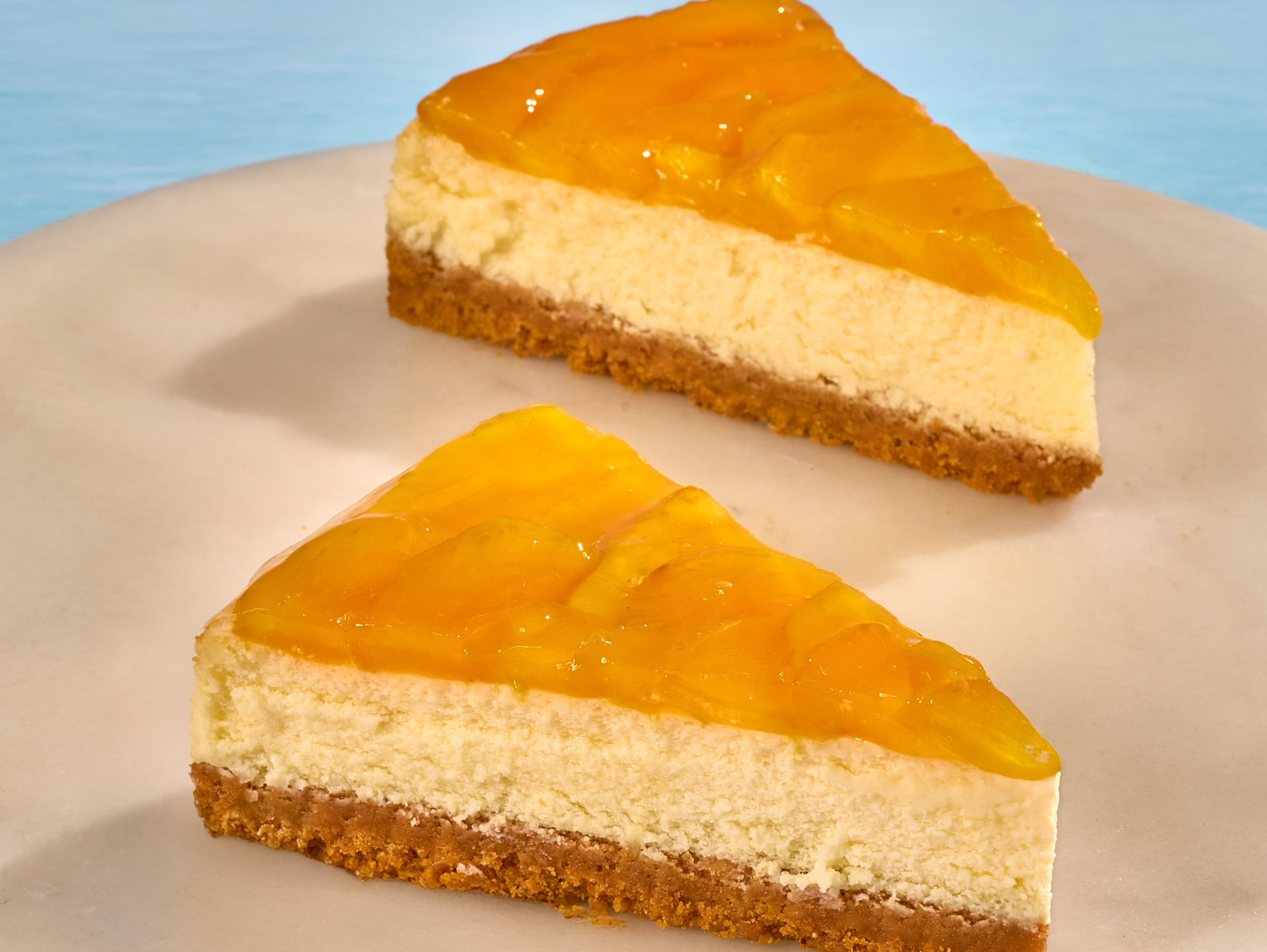 Mango Cheesecake piece