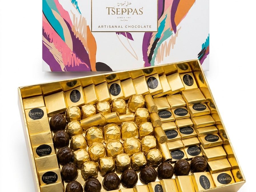 Large Black Box - Wrapped Chocolate