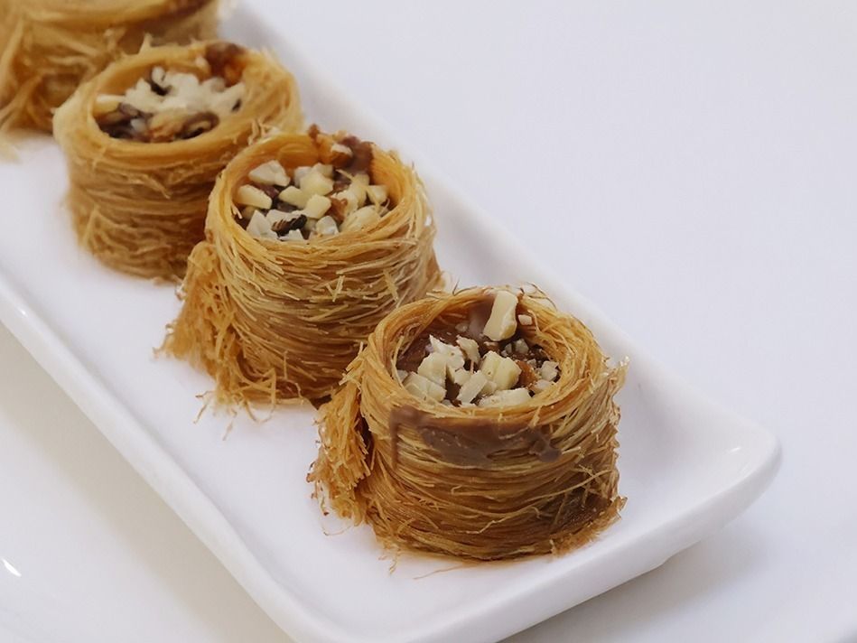 Asawer Kunafa With Chocolate, Hazelnut, And Almond 250 Gram