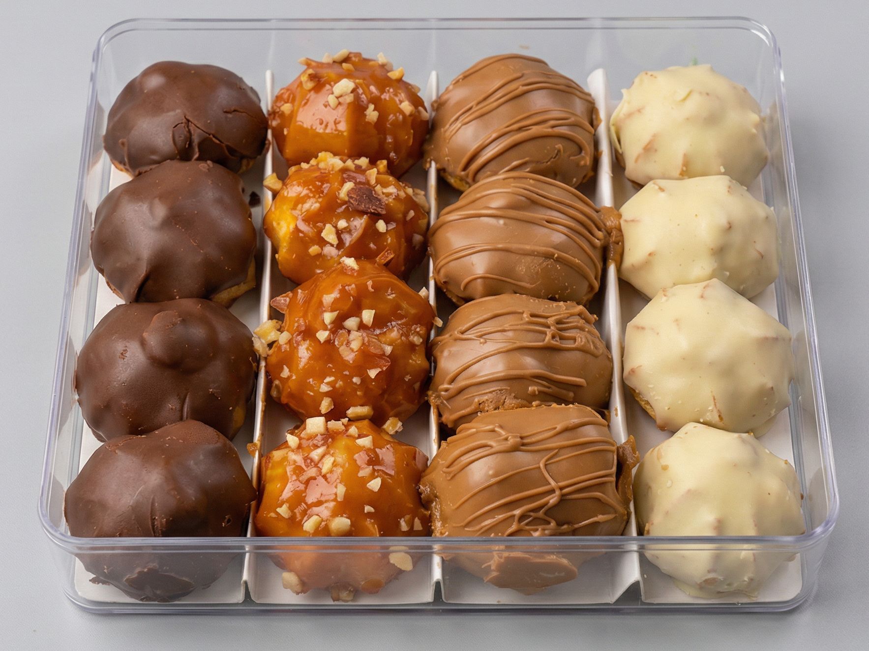 "Box Of Assorted Éclairs Soiree – 16 Pieces."