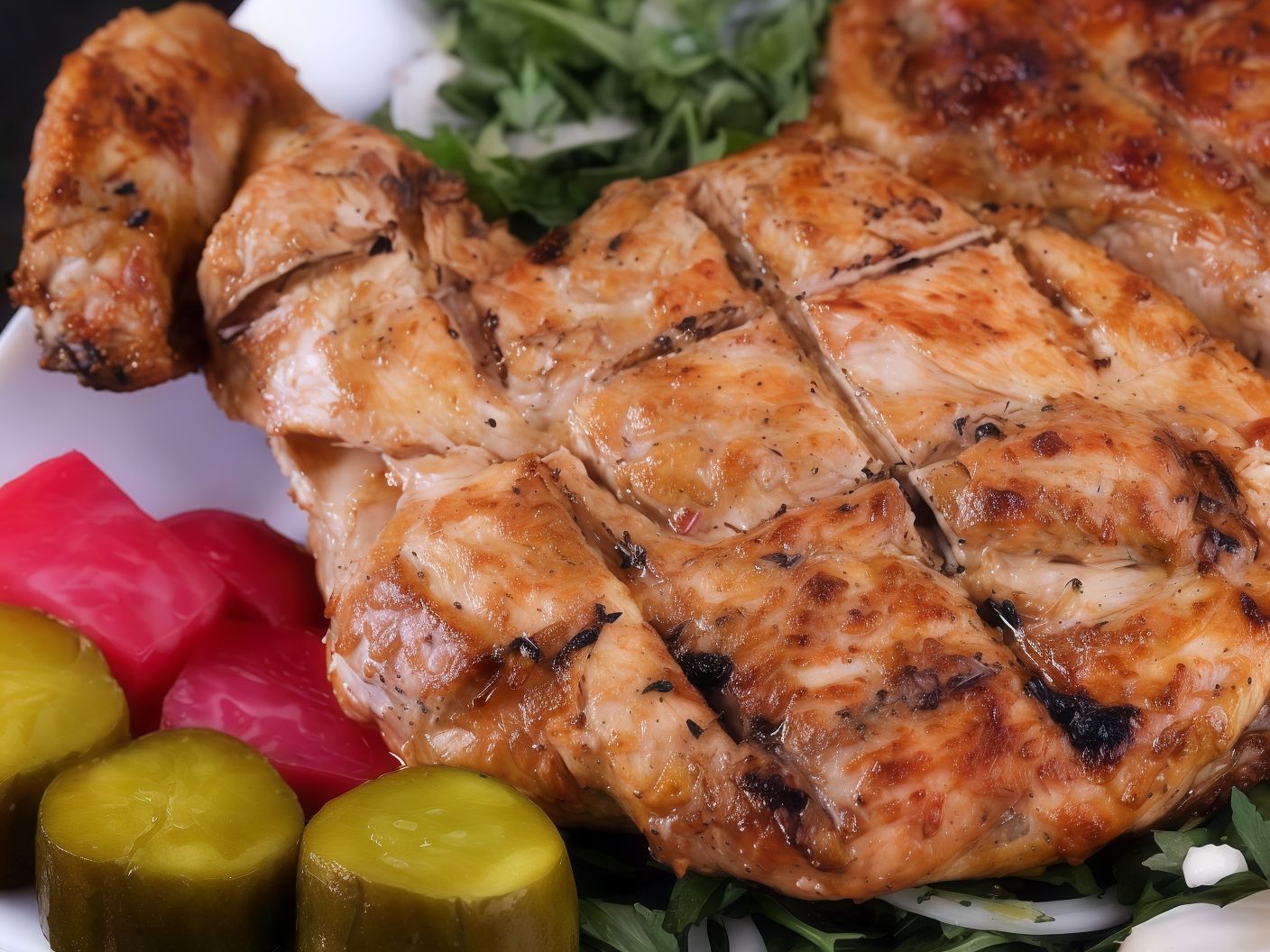 Quarter chicken breast meal