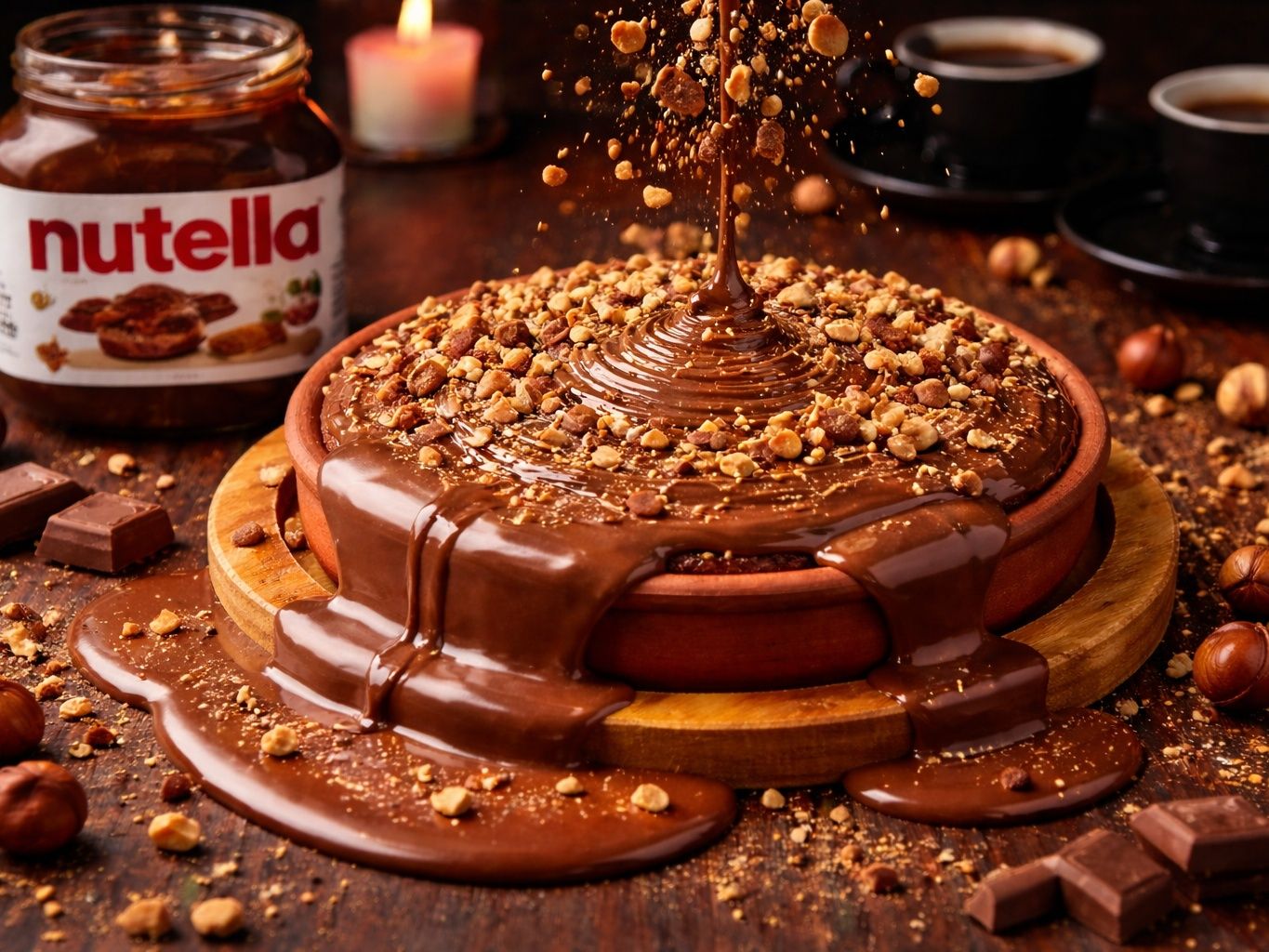 Nutella Nuts Casserole
