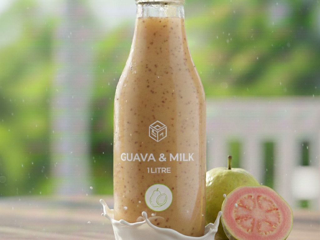 1 liter guava with milk