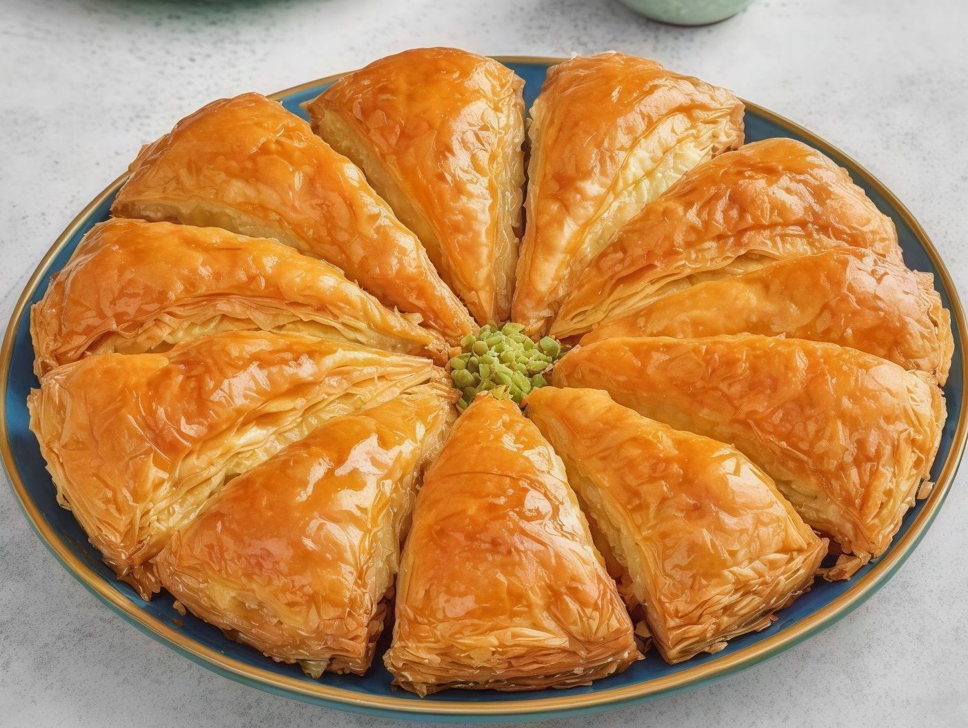 Pistachio Baklava Tray
